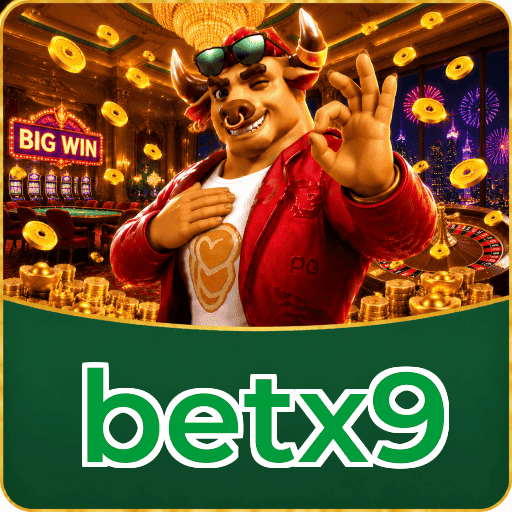 betx9 Logo - Bônus com Rollover Justo